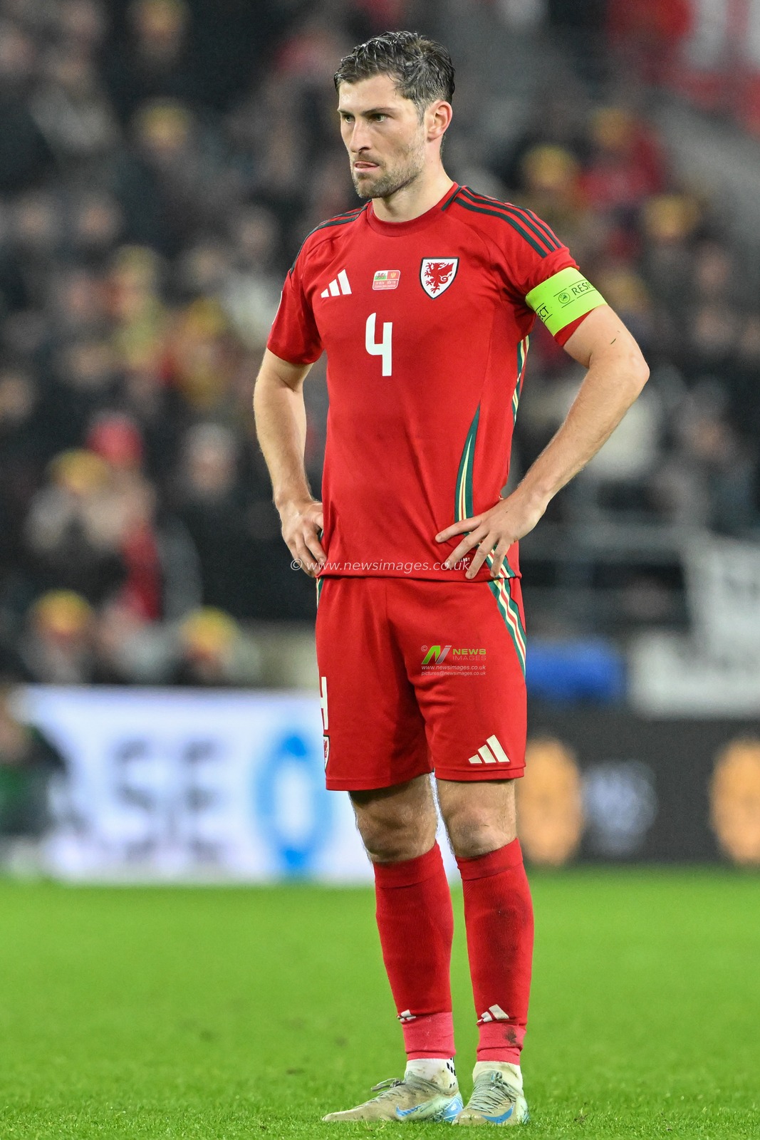 Ben Davies of Wales during the UEFA Nations League - League B - Group 4 match Wales vs Montenegro at Cardiff City Stadium, Cardiff, United Kingdom, 14th October 2024

(Photo by Cody Froggatt/News Images)