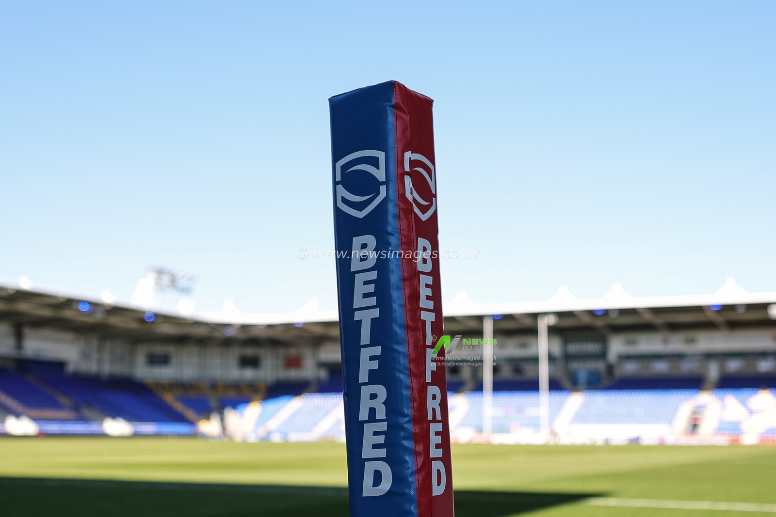 A general view of The Halliwell Jones Stadium during the Betfred Super League round 9 match Warrington Wolves vs Wigan Warriors at The Halliwell Jones Stadium, Warrington, United Kingdom on 24 April 2026

(Photo by Mark Cosgrove/News Images)