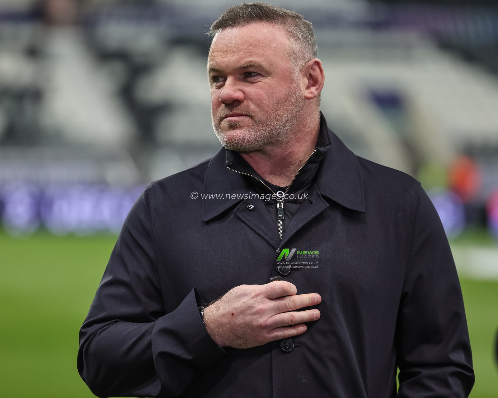 Wayne Rooney is in attendance during the UEFA Champions League Knockout Round Play-offs Newcastle Untied vs Qarabag at St. James's Park, Newcastle, United Kingdom on 24 February 2026

(Photo by Mark Cosgrove/News Images)