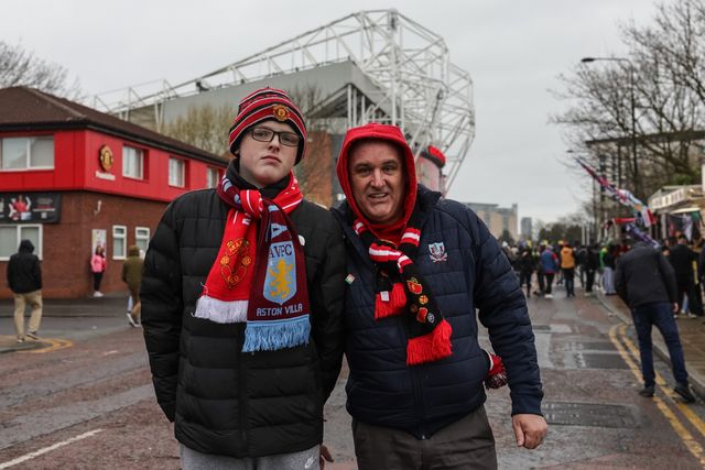 Manchester United fans make their way to Old Trafford during the Premier League match Manchester United vs Aston Villa at Old Trafford, Manchester, United Kingdom on 15 March 2026

(Photo by Mark Cosgrove/News Images)