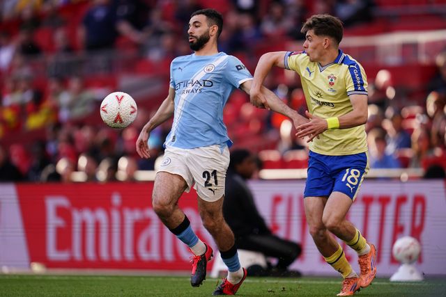 during the Emirates FA Cup Semi-Final match Manchester City vs Southampton at Wembley Stadium, London, United Kingdom on 25 April 2026

(Photo by Harvey Murphy/News Images)