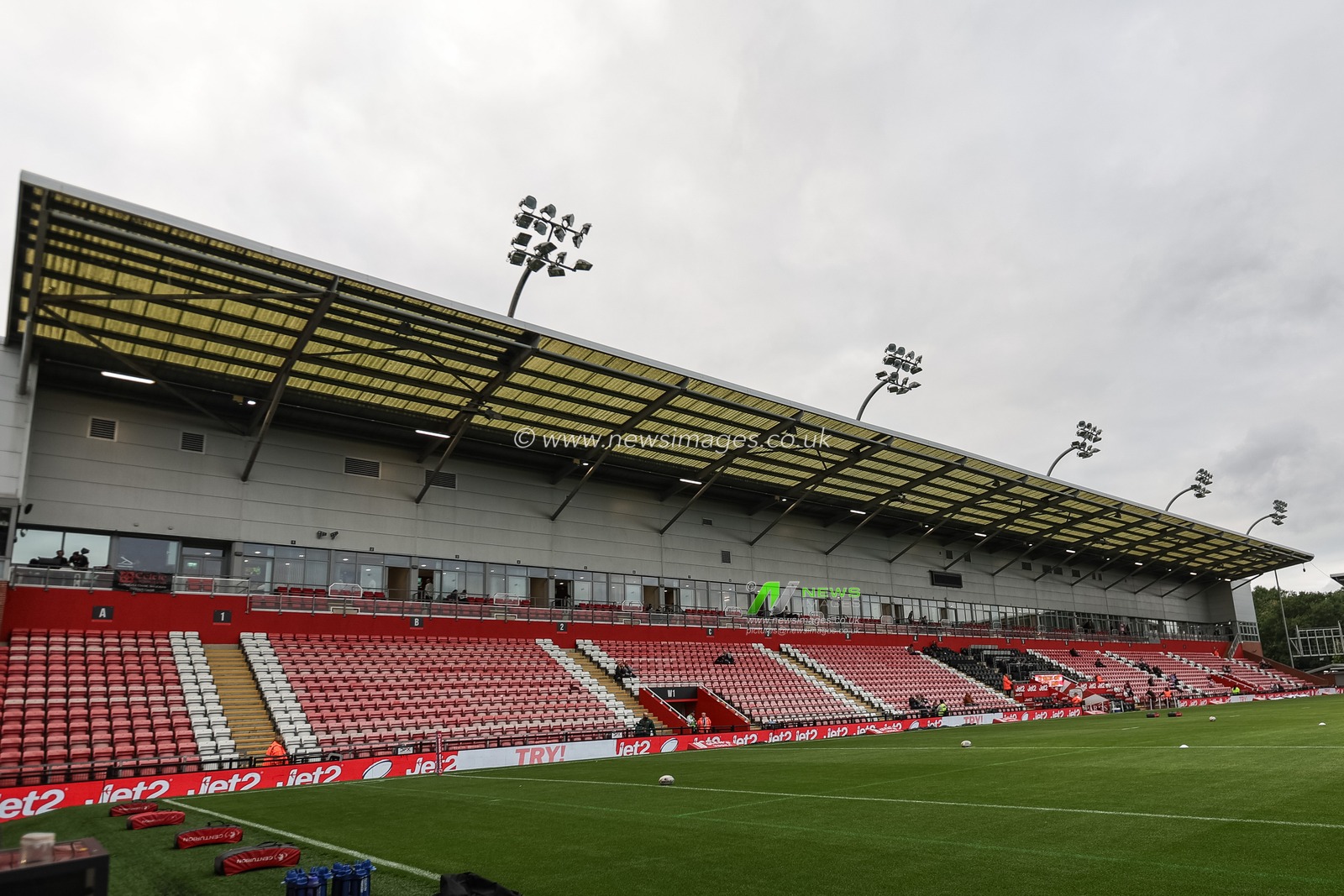 A general view of Leigh Sports Village during the Betfred Super League Round 23 match Leigh Leopards vs Salford Red Devils at Leigh Sports Village, Leigh, United Kingdom, 22nd August 2025

(Photo by Mark Cosgrove/News Images)