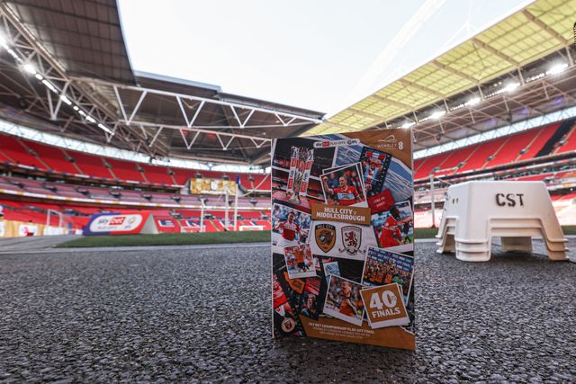 The front cover of the match day programme during the Sky Bet Championship Playoffs Final match Hull City vs Middlesbrough at Wembley Stadium, London, United Kingdom on 23 May 2026

(Photo by Alfie Cosgrove/News Images)