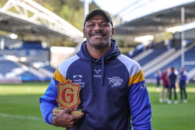 Maika Sivo of Leeds Rhinos is Glen's Super League Player of the Month for March 2026 during the Betfred Super League round 8 match Huddersfield Giants vs Leeds Rhinos at Accu Stadium, Huddersfield, United Kingdom on 17 April 2026

(Photo by Mark Cosgrove/News Images)
