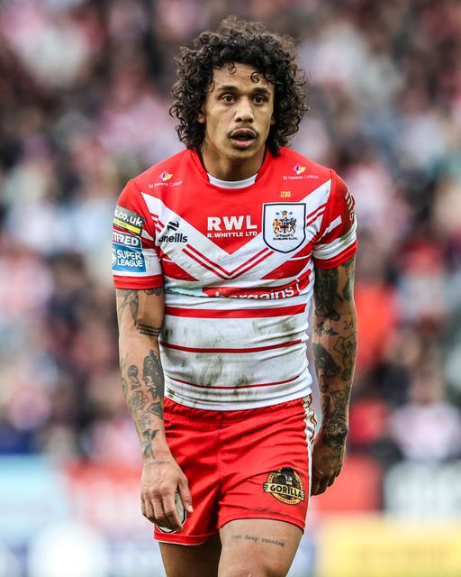 Tristan Sailor of St Helens during the Betfred Super League round 7 match St Helens vs Wigan Warriors at The BrewDog Stadium, St Helens, United Kingdom on 03 April 2026

(Photo by Alfie Cosgrove/News Images)