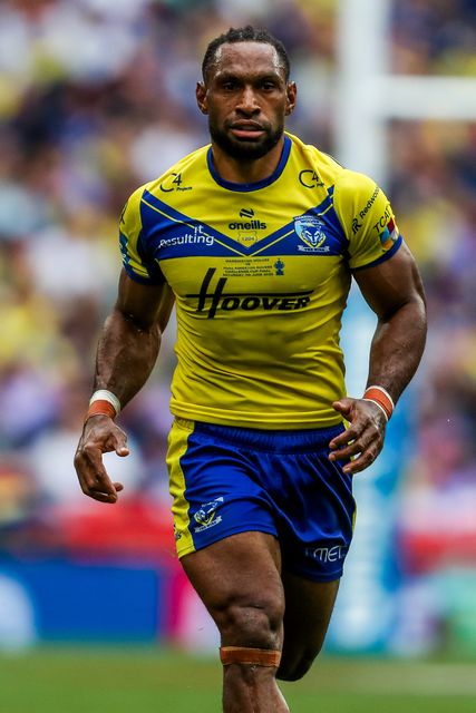 Rodrick Tai of Warrington Wolves in action during the Betfred Challenge Cup Final Warrington Wolves vs Hull KR at Wembley Stadium, London, United Kingdom, 7th June 2025

(Photo by Izzy Poles/News Images)