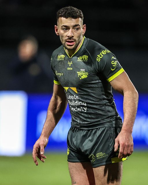Jake Connor of Leeds Rhinos during the Betfred Super League round 7 match Bradford Bulls vs Leeds Rhinos at Odsal Stadium, Bradford, United Kingdom on 03 April 2026

(Photo by Alfie Cosgrove/News Images)