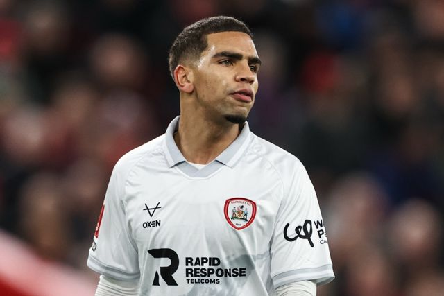 Tennai Watson of Barnsley during the Emirates FA Cup Third Round match Liverpool vs Barnsley at Anfield, Liverpool, United Kingdom, 12th January 2026

(Photo by Alfie Cosgrove/News Images)