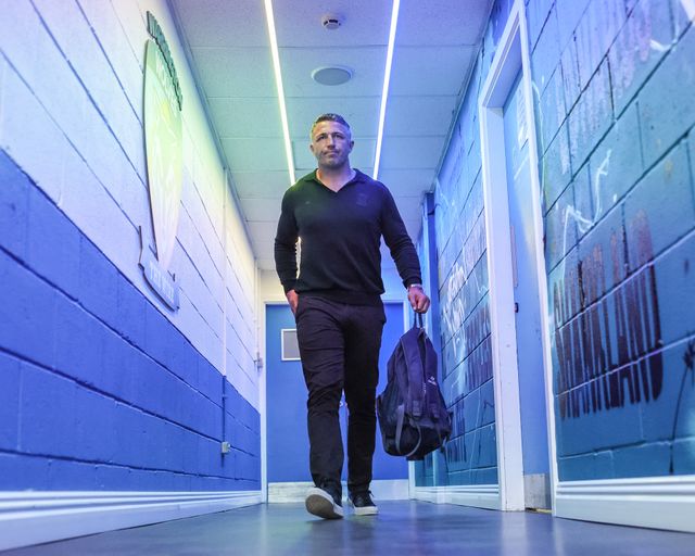 Sam Burgess Head Coach of Warrington Wolves arrives during the Betfred Super League Round 22 match Warrington Wolves vs Catalans Dragons at Halliwell Jones Stadium, Warrington, United Kingdom, 14th August 2025

(Photo by Mark Cosgrove/News Images)