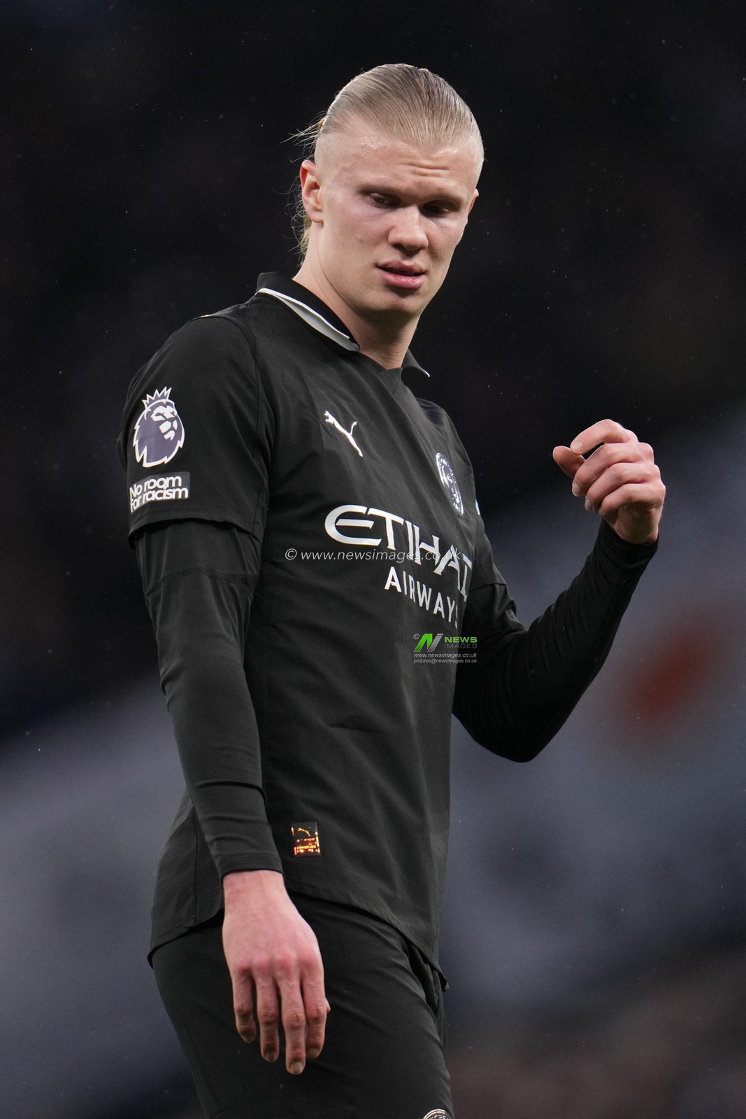 Erling Haaland of Manchester City during the Premier League match Tottenham Hotspur vs Manchester City at Tottenham Hotspur Stadium, London, United Kingdom, 1st February 2026

(Photo by Harvey Murphy/News Images)