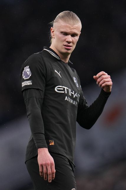 Erling Haaland of Manchester City during the Premier League match Tottenham Hotspur vs Manchester City at Tottenham Hotspur Stadium, London, United Kingdom, 1st February 2026

(Photo by Harvey Murphy/News Images)
