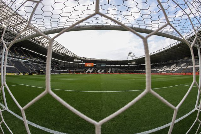 A general view of The MKM Stadium from the goalmouth during the Sky Bet Championship Play-Offs Semi-Final first leg Hull City v Millwall at MKM Stadium, Hull, United Kingdom on 08 May 2026

(Photo by Mark Cosgrove/News Images)