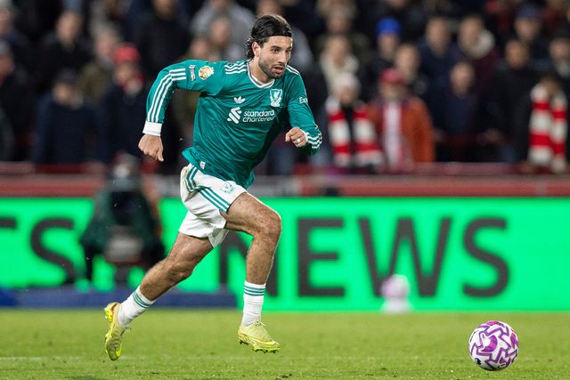 Dominik Szoboszlai of Liverpool during the Premier League match Brentford vs Liverpool at The Gtech Community Stadium, London, United Kingdom, 25th October 2025

(Photo by Ian Stephen/News Images)