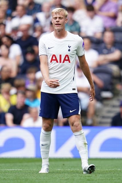 Jan Van Hecke of Tottenham Hotspur during the pre-season friendly match Tottenham Hotspur vs Hoffenheim at Tottenham Hotspur Stadium, London, United Kingdom on 15 August 2026

(Photo by Harvey Murphy/News Images)
