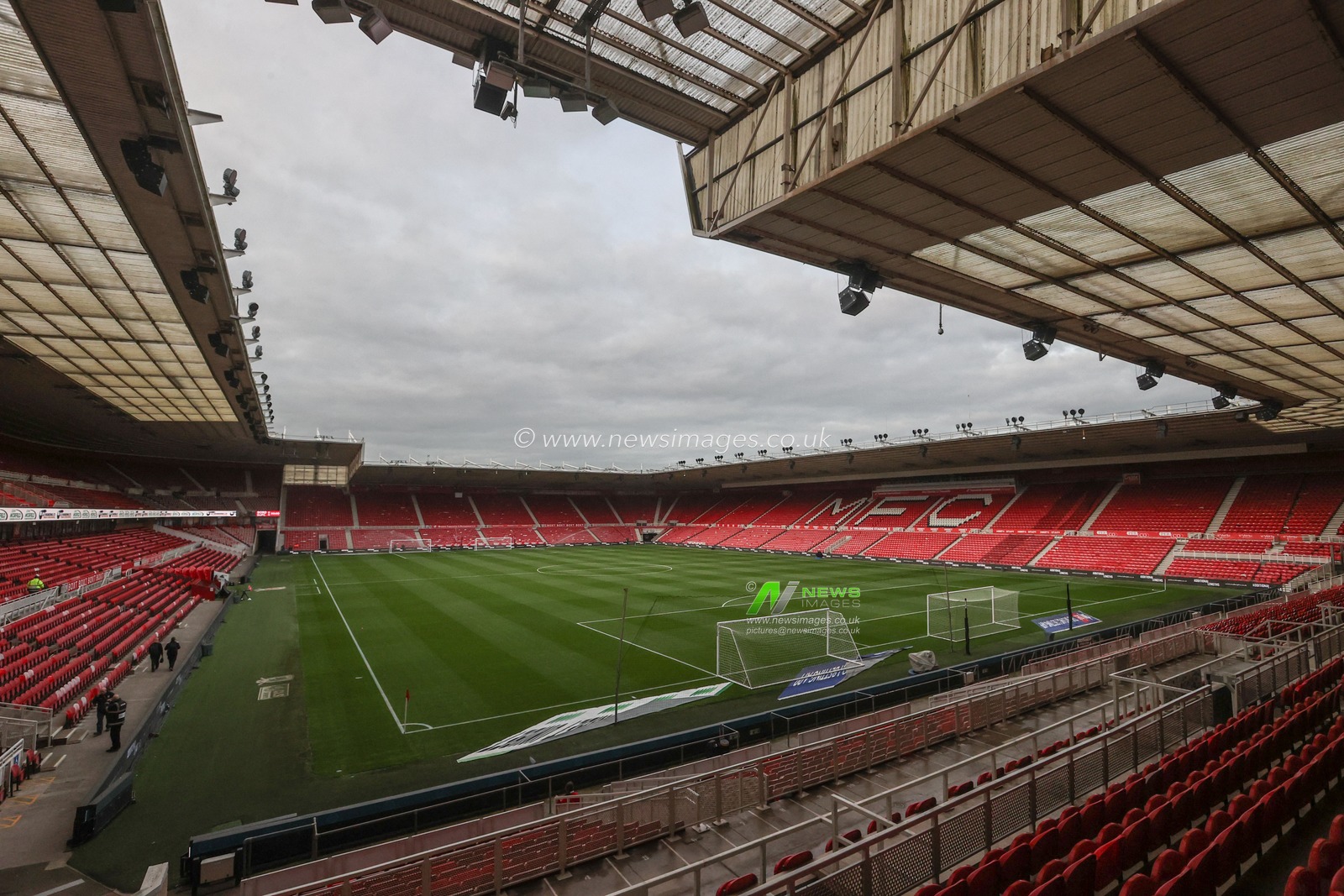 A general view of Riverside Stadium ahead of the Sky Bet Championship match Middlesbrough vs Sheffield United at Riverside Stadium, Middlesbrough, United Kingdom, 23rd October 2024

(Photo by Alfie Cosgrove/News Images)