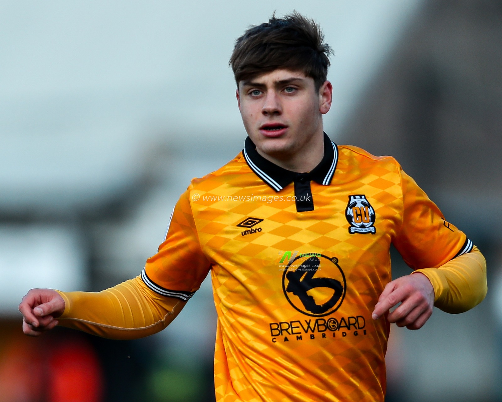 Josh Stokes of Cambridge United in action during the Sky Bet League 1 match Cambridge United vs Peterborough United at Cledara Abbey Stadium, Cambridge, United Kingdom, 15th March 2025

(Photo by Izzy Poles/News Images)