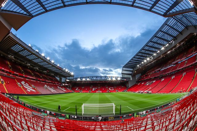 A general view of Anfield ahead of the Emirates FA Cup Third Round match Liverpool vs Barnsley at Anfield, Liverpool, United Kingdom, 12th January 2026

(Photo by Alfie Cosgrove/News Images)