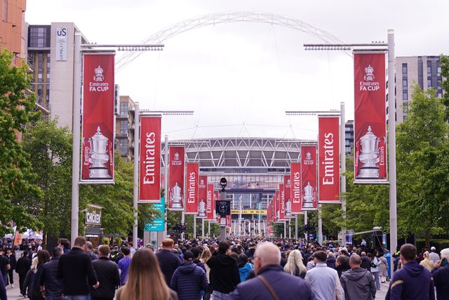 View of Wembley way ahead of kick off during the Emirates FA Cup Final match Chelsea vs Manchester City at Wembley Stadium, London, United Kingdom on 16 May 2026

(Photo by Harvey Murphy/News Images)