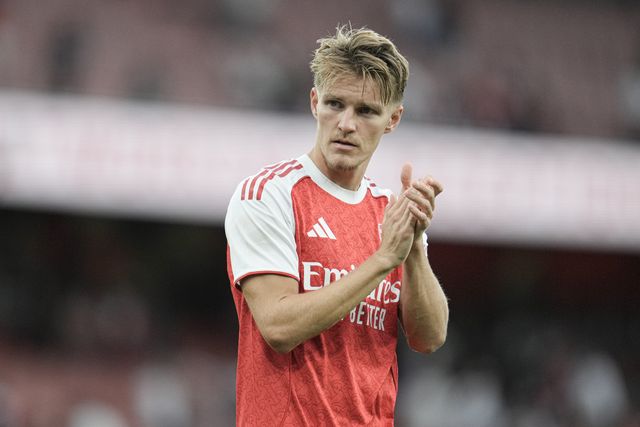 Martin Ødegaard of Arsenal after the Pre-season friendly match Arsenal vs Villarreal at Emirates Stadium, London, United Kingdom, 6th August 2025

(Photo by Harvey Murphy/News Images)