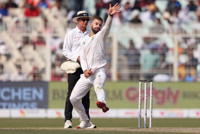 Aiden Markram of South Africa during the IDFC First Bank Test Day 3 match India vs South Africa at Eden Gardens, Kolkata, India, 16th November 2025

(Photo by Shubhajit Roy Karmakar/News Images)