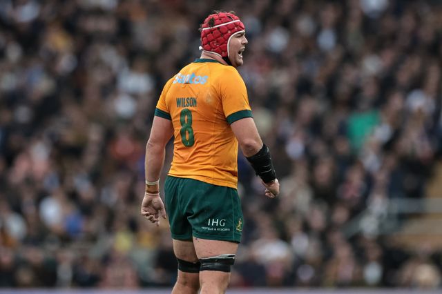 Harry Wilson of Australia during the Quilter Nations Series 2025 match England vs Australia at Allianz Stadium, Twickenham, United Kingdom, 1st November 2025

(Photo by Mark Cosgrove/News Images)

*** GER AUT SUI OUT ***