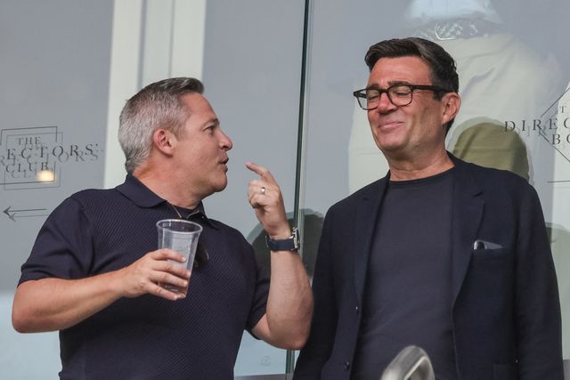 Andrew Burnham Member of Parliament for Makerfield and member of the Labour Party is in attendance during the Betfred Super League Magic Weekend match Leigh Leopards vs Warrington Wolves at Hill Dickinson Stadium, Liverpool, United Kingdom on 04 July 2026

(Photo by Mark Cosgrove/News Images)