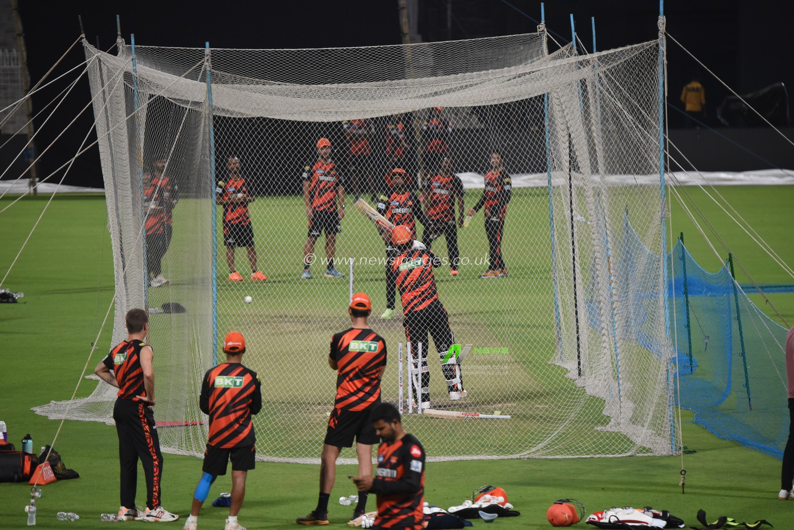 Sunrisers Hyderabad  attends a practice session at Eden Gardens cricket ground ahead of their match against Kolkata Knight Riders in Kolkata, India, on April 2, 2025.Photo by Debajyoti Chakraborty.(Photo: Debajyoti Chakraborty/News Images)