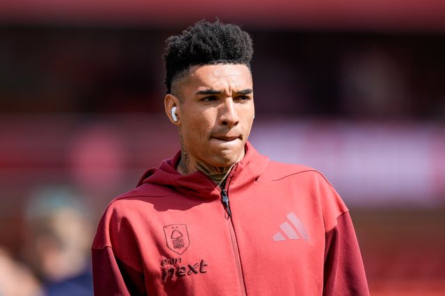 Igor Jesus of Nottingham Forest arrives at the stadium prior to kick off during the Premier League match Nottingham Forest vs Burnley at City Ground, Nottingham, United Kingdom on 19 April 2026

(Photo by Maynard Manyowa/News Images)