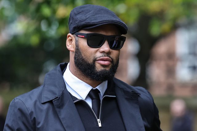Frazer Clarke arrives during Ricky Hatton' Funeral at Manchester Cathedral, Manchester, United Kingdom, 10th October 2025

(Photo by Mark Cosgrove/News Images)