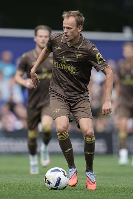 Mikkel Damsgaard of Brentford during the Pre-season friendly match Queens Park Rangers vs Brentford at Kiyan Prince Foundation Stadium, London, United Kingdom, 2nd August 2025

(Photo by Harvey Murphy/News Images)