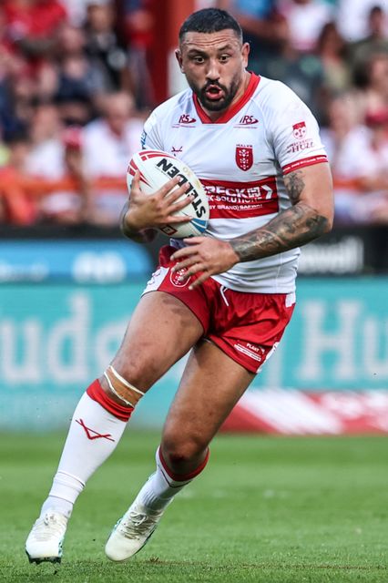 Elliot Minchella of Hull KR in action during the Betfred Super League round 15 match Hull KR vs Leigh Leopards at Sewell Group Craven Park, Hull, United Kingdom on 19 June 2026

(Photo by Alfie Cosgrove/News Images)