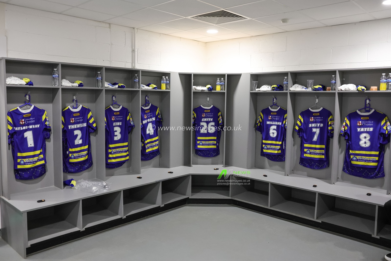 Warrington dressing room during the Betfred Super League Round 4 match York Knights vs Warrington Wolves at LNER Community Stadium, York, United Kingdom on 06 March 2026

(Photo by Mark Cosgrove/News Images)
