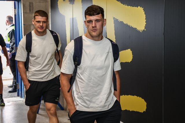 Josh Thewlis of Warrington Wolves arrives during the Betfred Super League round 21 match Warrington Wolves vs Wigan Warriors at Halliwell Jones Stadium, Warrington, United Kingdom, 8th August 2025

(Photo by Alfie Cosgrove/News Images)