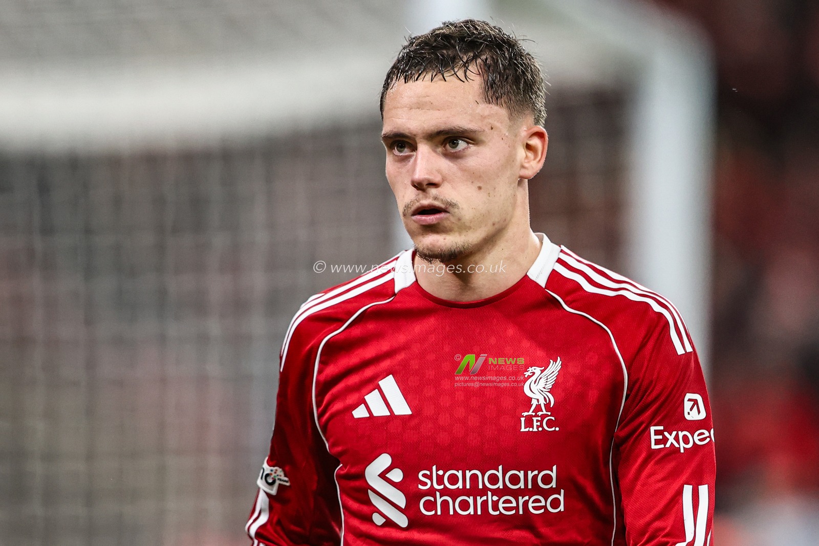 Florian Wirtz of Liverpool during the UEFA Champions League Matchday 4 of 8 Liverpool vs Real Madrid at Anfield, Liverpool, United Kingdom, 4th November 2025

(Photo by Alfie Cosgrove/News Images)

*** GER AUT SUI OUT ***