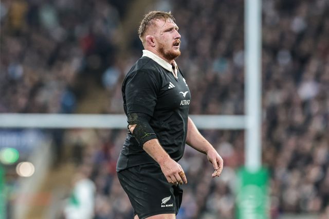 Fletcher Newell of New Zealand during the Quilter Nations Series 2025 match England vs New Zealand at Allianz Stadium, Twickenham, United Kingdom, 15th November 2025

(Photo by Mark Cosgrove/News Images)

*** GER AUT SUI OUT ***