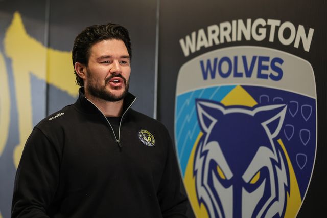 James Bentley of Warrington Wolves arrives during the Betfred Challenge Cup round 4 match Goole Vikings vs Warrington Wolves at The Halliwell Jones Stadium, Warrington, United Kingdom on 14 March 2026

(Photo by Mark Cosgrove/News Images)