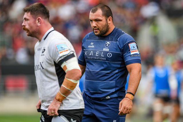 Ellis Genge of Bristol Bears gets in position for a line out during the Gallagher PREM match Bristol Bears vs Saracens at Ashton Gate, Bristol, United Kingdom on 09 May 2026

(Photo by Alex Williamson/News Images)