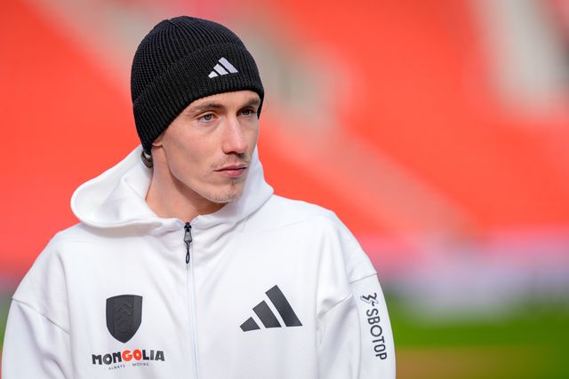 Harry Wilson of Fulham inspects the pitch prior to kick off during the Emirates FA Cup 4th Round  match Stoke City vs Fulham at Bet365 Stadium, Stoke On Trent, United Kingdom on 15 February 2026

(Photo by Maynard Manyowa/News Images)