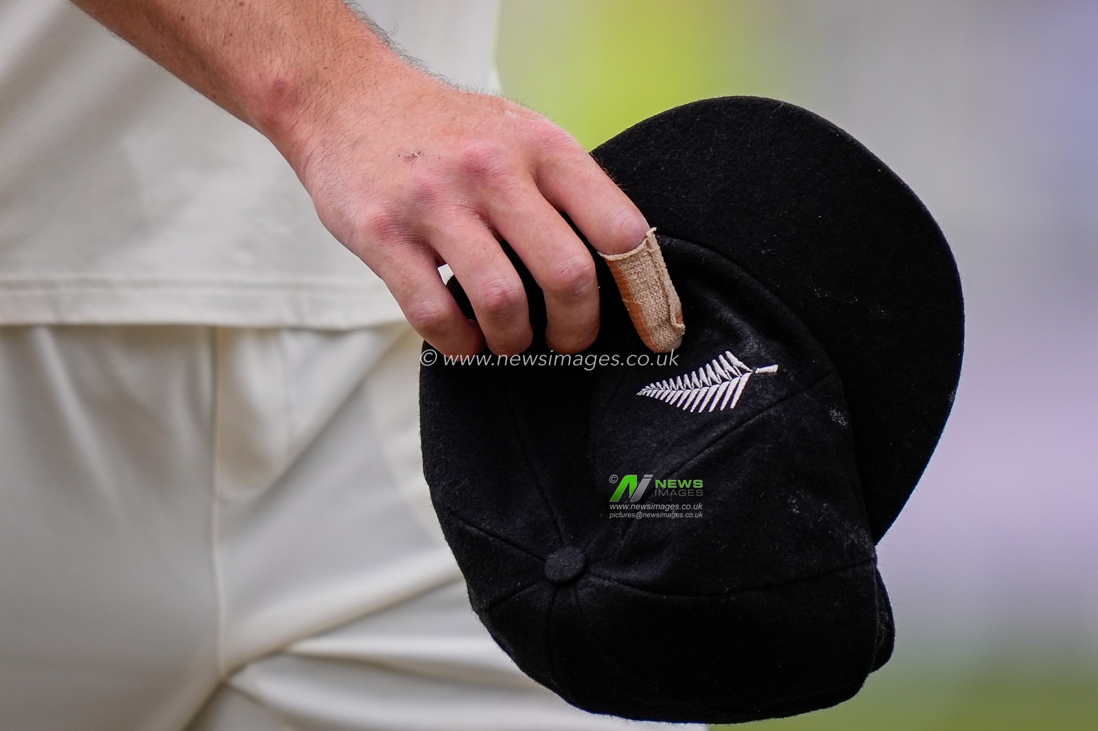 Will O'Rourke of New Zealand walks off with a potential injury after pulling out of his delivery stride, pictured with a strapped and taped injured finger during the 3rd Rothesay Test Match Day 5 match England vs New Zealand at Trent Bridge, Nottingham, United Kingdom on 29 June 2026

(Photo by Maynard Manyowa/News Images)