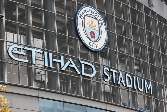 A general view of The City Of Manchester Stadium ahead of the UEFA Champions League 2025/26 Phase MD1 Manchester City vs Napoli League at The City of Manchester Stadium, Manchester, United Kingdom, 18th September 2025

(Photo by Alfie Cosgrove/News Images)