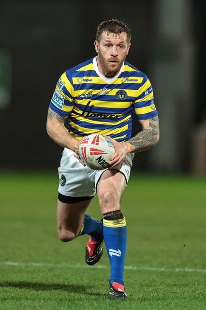 Marc Sneyd of Warrington Wolves in action with the ball during the Betfred Super League Round 4 match York Knights vs Warrington Wolves at LNER Community Stadium, York, United Kingdom on 06 March 2026

(Photo by Mark Cosgrove/News Images)
