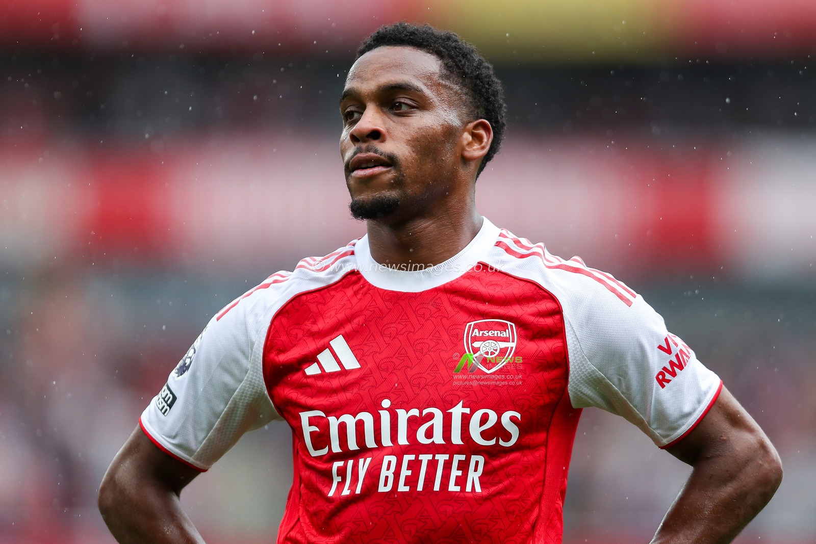 Jurrien Timber of Arsenal looks on during the Premier League match Arsenal vs Nottingham Forest at Emirates Stadium, London, United Kingdom, 13th September 2025

(Photo by Izzy Poles/News Images)