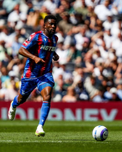 Jefferson Lerma of Crystal Palace runs with the ball during the Premier League match Tottenham Hotspur vs Crystal Palace at Tottenham Hotspur Stadium, London, United Kingdom, 11th May 2025

(Photo by Izzy Poles/News Images)