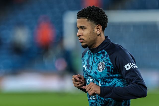 Savinho of Manchester City in the pregame warmup session during the Premier League match Manchester City vs Nottingham Forest at Etihad Stadium, Manchester, United Kingdom on 04 March 2026

(Photo by Mark Cosgrove/News Images)