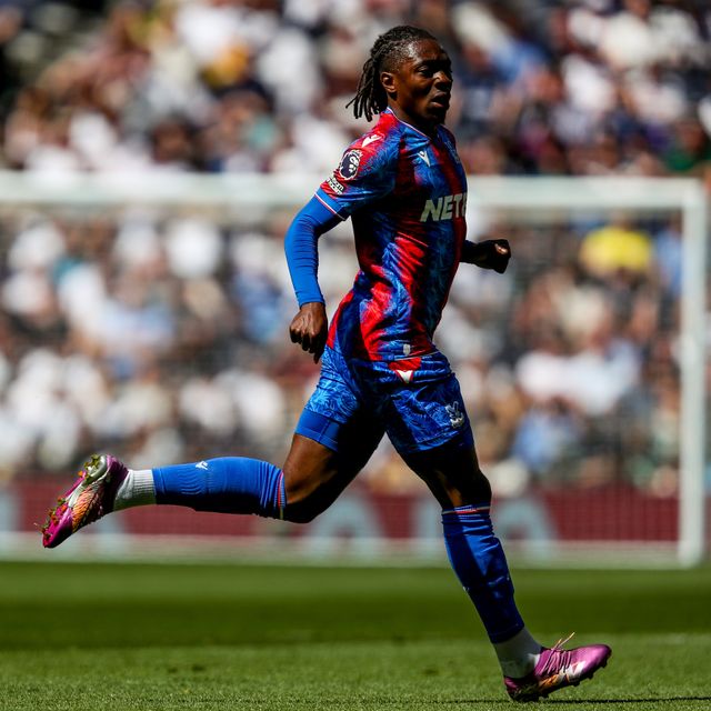 Eberechi Eze of Crystal Palace in action during the Premier League match Tottenham Hotspur vs Crystal Palace at Tottenham Hotspur Stadium, London, United Kingdom, 11th May 2025

(Photo by Izzy Poles/News Images)
