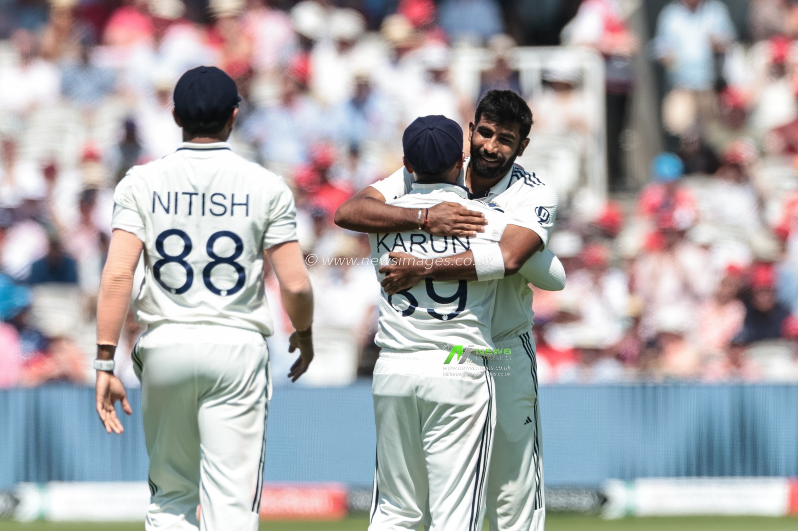 Five wickets for Jasprit Bumrah of India as he Bowles out Jofra Archer of England during the 3rd Rothesay Test Match Day 2 England v India at Lords, London, United Kingdom, 11th July 2025

(Photo by Mark Cosgrove/News Images)