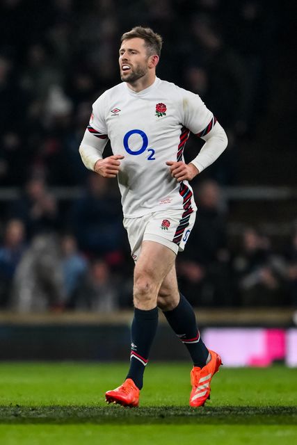 Elliot Daly of England during the 2025 Guinness 6 Nations match England vs France at Allianz Stadium,, Twickenham, United Kingdom, 8th February 2025

(Photo by Craig Thomas/News Images)