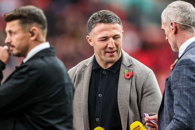 Sam Burgess, Warrington Wolves manager in attendance during the The Ashes Series 2025 England vs Australia at Wembley Stadium, London, United Kingdom, 25th October 2025

(Photo by Alfie Cosgrove/News Images)
