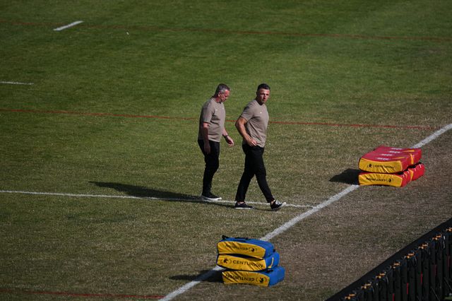 Manager of Warrington Wolves, Sam Burgess, arrives prior to the Betfred Super League round 22 match Bradford Bulls vs Warrington Wolves at Odsal Stadium, Bradford, United Kingdom on 08 August 2026

(Photo by Ben Roberts/News Images)
