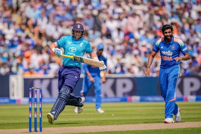 Joe Root of England takes a run during the 1st Metro Bank ODI match England vs India at Edgbaston, Birmingham, United Kingdom on 14 July 2026

(Photo by Maynard Manyowa/News Images)